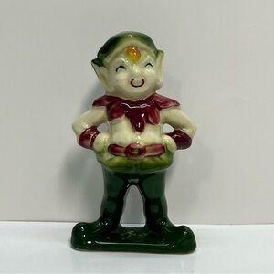 vintage mccoy elf pixie 1950s kitschy christmas fanasty